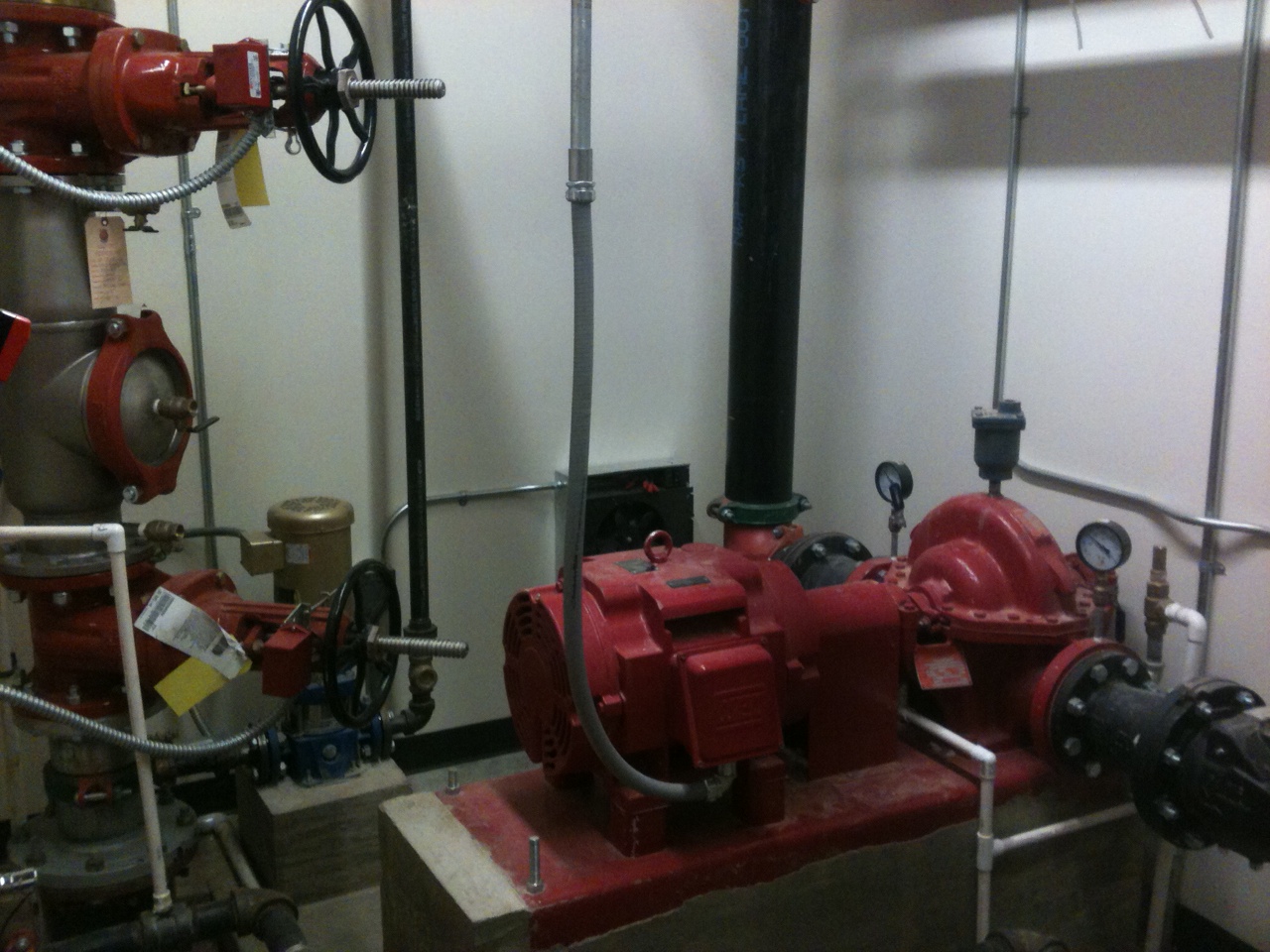 Fire Pump at Briarcrest High School Auditorium